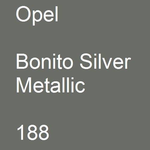 Opel, Bonito Silver Metallic, 188.